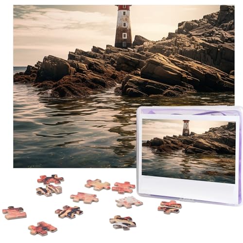 Puzzle für Erwachsene, personalisiertes Holzpuzzle, 500 Teile, Fotopuzzle, Bild, Leuchtturm, individuelle Puzzles, Hochzeitspuzzles für Geburtstag, Weihnachten Puzzle für Erwachsene, personalisiertes Holzpuzzle, 500 Teile, Fotopuzzle, Bild, Leuchtturm, individuelle Puzzles, Hochzeitspuzzles für Geburtstag, Weihnachten von LHCVSFGW