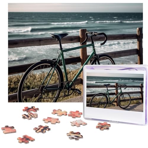 Puzzle für Erwachsene, personalisiertes Holzpuzzle, 500 Teile, Fotopuzzle, Bild, Puzzle, Fahrrad, auf Zaun gelehnt, individuelle Puzzles, Hochzeitspuzzles für Geburtstag, Weihnachten Puzzle für Erwachsene, personalisiertes Holzpuzzle, 500 Teile, Fotopuzzle, Bild, Puzzle, Fahrrad, auf Zaun gelehnt, individuelle Puzzles, Hochzeitspuzzles für Geburtstag, Weihnachten von LHCVSFGW