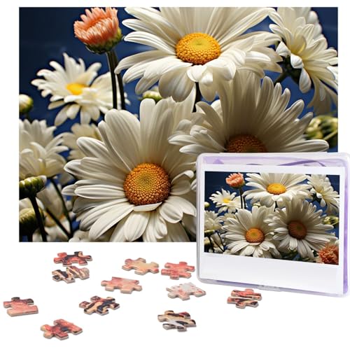 Puzzle für Erwachsene, personalisiertes Holzpuzzle, 500 Teile, Fotopuzzle, Bilder-Puzzle, Blumenmuster, Gänseblümchen, individuelle Puzzles, Hochzeitspuzzles für Geburtstag, Weihnachten Puzzle für Erwachsene, personalisiertes Holzpuzzle, 500 Teile, Fotopuzzle, Bilder-Puzzle, Blumenmuster, Gänseblümchen, individuelle Puzzles, Hochzeitspuzzles für Geburtstag, Weihnachten von LHCVSFGW