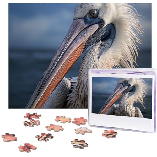 Puzzle für Erwachsene, personalisiertes Holzpuzzle, 500 Teile, Fotopuzzle, Bilder-Puzzle, realistischer Pelikan, individuelle Puzzles, Hochzeitspuzzles für Geburtstag, Weihnachten Puzzle für Erwachsene, personalisiertes Holzpuzzle, 500 Teile, Fotopuzzle, Bilder-Puzzle, realistischer Pelikan, individuelle Puzzles, Hochzeitspuzzles für Geburtstag, Weihnachten von LHCVSFGW