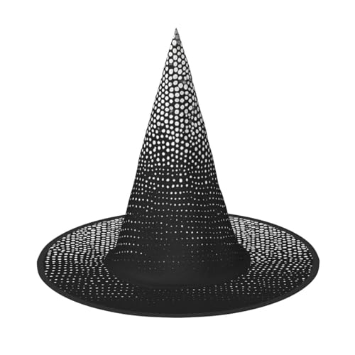 Hexenhut für Erwachsene, faltbar, spitzer Hut, Halloween-Kostüm, Zubehör für Damen, Cosplay, Partys, Urlaubsdekoration Hexenhut für Erwachsene, faltbar, spitzer Hut, Halloween-Kostüm, Zubehör für Damen, Cosplay, Partys, Urlaubsdekoration von LHFIOHIRG