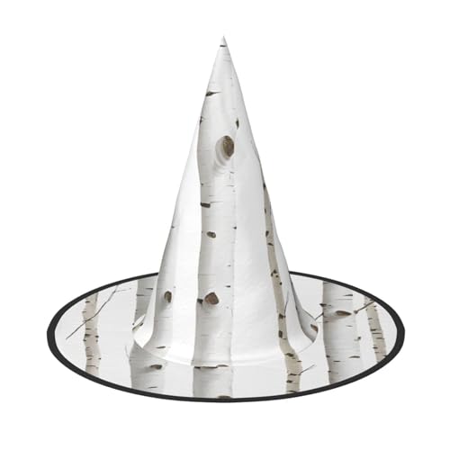 LHFIOHIRG (Birke Tree) Erwachsene Hexenhut Faltbarer Spitzhut Halloween Kostüm Zubehör für Frauen Cosplay Partys Urlaub Dekoration von LHFIOHIRG