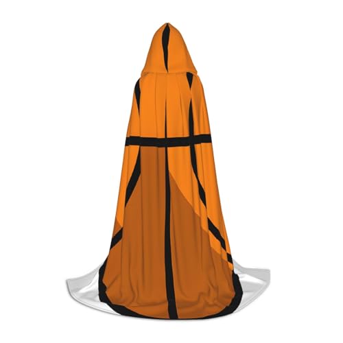 LHFIOHIRG Basketball Teenager Halloween Kapuzenumhang Langer Umhang mit übergroßer Kapuze für Cosplay Kostüm Partys von LHFIOHIRG