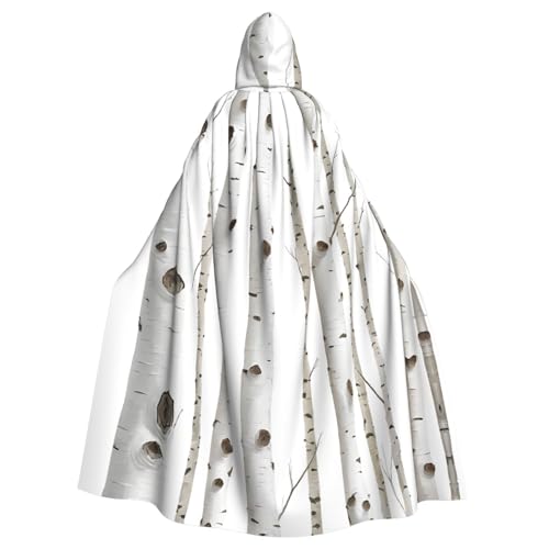 LHFIOHIRG Birkenbaum-Umhang mit Kapuze für Erwachsene, Halloween-Kostüm, Robe für Männer und Frauen, Cosplay-Party LHFIOHIRG Birkenbaum-Umhang mit Kapuze für Erwachsene, Halloween-Kostüm, Robe für Männer und Frauen, Cosplay-Party von LHFIOHIRG