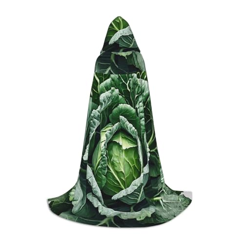 LHFIOHIRG Bright Cabbage Teenager Halloween Kapuzenumhang Langer Umhang mit übergroßer Kapuze für Cosplay Kostüm Partys LHFIOHIRG Bright Cabbage Teenager Halloween Kapuzenumhang Langer Umhang mit übergroßer Kapuze für Cosplay Kostüm Partys von LHFIOHIRG