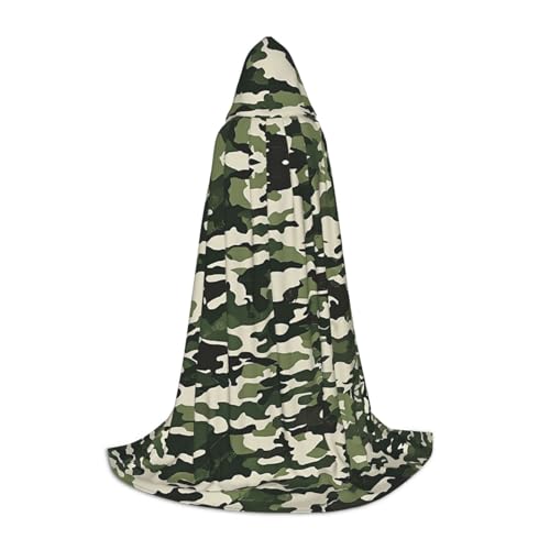 LHFIOHIRG Cold Tree Camouflage-Umhang für Teenager, Halloween, Kapuzenumhang, langer Umhang mit übergroßer Kapuze, für Cosplay-Kostümpartys LHFIOHIRG Cold Tree Camouflage-Umhang für Teenager, Halloween, Kapuzenumhang, langer Umhang mit übergroßer Kapuze, für Cosplay-Kostümpartys von LHFIOHIRG