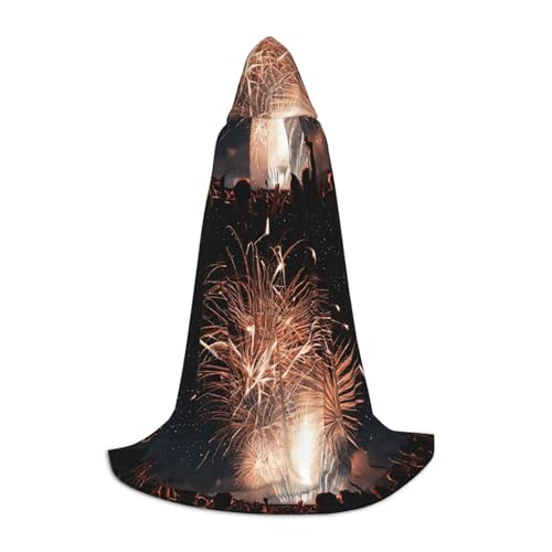 LHFIOHIRG Feuerwerk Teenager Halloween Kapuzenumhang Langer Umhang mit übergroßer Kapuze für Cosplay Kostüm Partys LHFIOHIRG Feuerwerk Teenager Halloween Kapuzenumhang Langer Umhang mit übergroßer Kapuze für Cosplay Kostüm Partys von LHFIOHIRG
