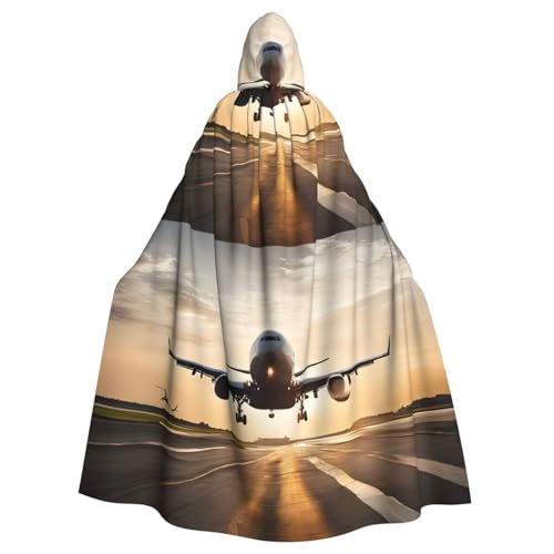 LHFIOHIRG Flugzeug-Umhang mit Kapuze für Erwachsene, Halloween-Kostüm, Robe für Männer und Frauen, Cosplay-Party LHFIOHIRG Flugzeug-Umhang mit Kapuze für Erwachsene, Halloween-Kostüm, Robe für Männer und Frauen, Cosplay-Party von LHFIOHIRG