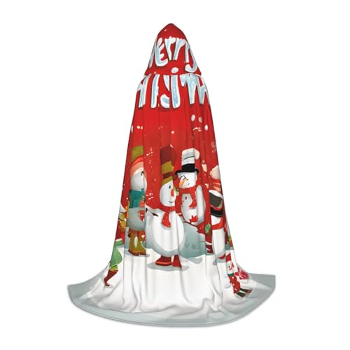 LHFIOHIRG Frohe Weihnachten Teenager Halloween Kapuzenumhang Langer Umhang mit übergroßer Kapuze für Cosplay Kostüm Partys LHFIOHIRG Frohe Weihnachten Teenager Halloween Kapuzenumhang Langer Umhang mit übergroßer Kapuze für Cosplay Kostüm Partys von LHFIOHIRG