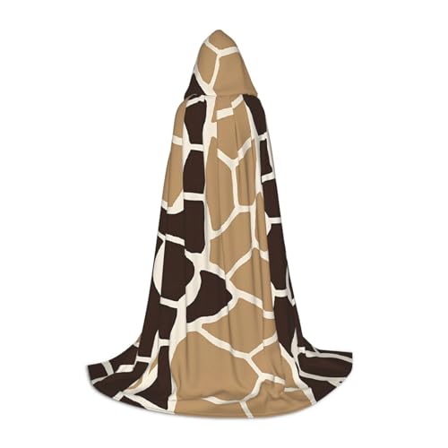 LHFIOHIRG Giraffen-Druck, Teenager, Halloween, Kapuzenumhang, langer Umhang mit übergroßer Kapuze, für Cosplay-Kostümpartys LHFIOHIRG Giraffen-Druck, Teenager, Halloween, Kapuzenumhang, langer Umhang mit übergroßer Kapuze, für Cosplay-Kostümpartys von LHFIOHIRG