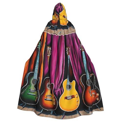 LHFIOHIRG Guitar Collection Kapuzenumhang für Erwachsene, Halloween-Kostüm, Robe für Männer und Frauen, Cosplay-Party LHFIOHIRG Guitar Collection Kapuzenumhang für Erwachsene, Halloween-Kostüm, Robe für Männer und Frauen, Cosplay-Party von LHFIOHIRG