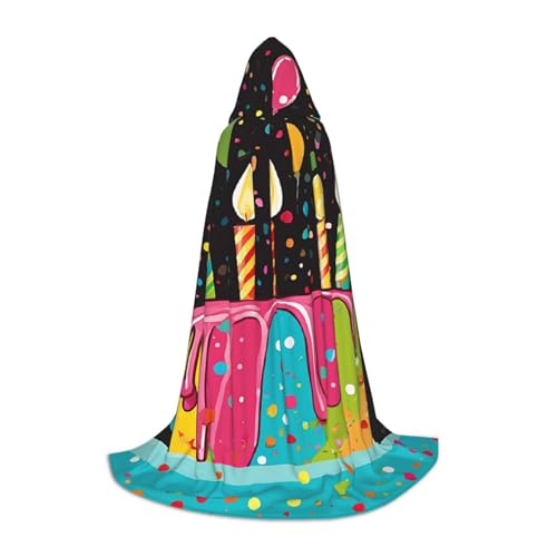 LHFIOHIRG Happy Birthday Big Cake Teenager Halloween Kapuzenumhang Langer Umhang mit übergroßer Kapuze für Cosplay Kostüm Partys LHFIOHIRG Happy Birthday Big Cake Teenager Halloween Kapuzenumhang Langer Umhang mit übergroßer Kapuze für Cosplay Kostüm Partys von LHFIOHIRG