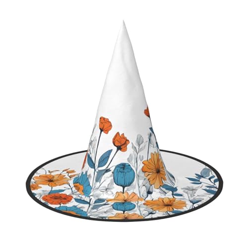 LHFIOHIRG Hexenhut für Erwachsene, faltbar, spitzer Hut, Halloween-Kostüm, Zubehör für Damen, Cosplay, Partys, Urlaubsdekoration LHFIOHIRG Hexenhut für Erwachsene, faltbar, spitzer Hut, Halloween-Kostüm, Zubehör für Damen, Cosplay, Partys, Urlaubsdekoration von LHFIOHIRG