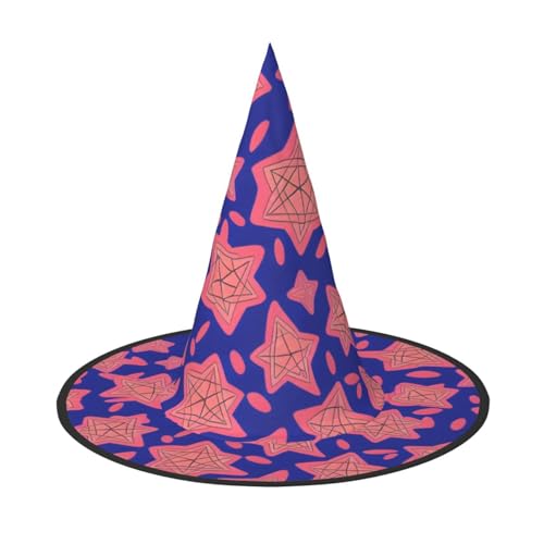 LHFIOHIRG Hexenhut für Erwachsene, faltbar, spitzer Hut, Halloween-Kostüm, Zubehör für Damen, Cosplay, Partys, Urlaubsdekoration LHFIOHIRG Hexenhut für Erwachsene, faltbar, spitzer Hut, Halloween-Kostüm, Zubehör für Damen, Cosplay, Partys, Urlaubsdekoration von LHFIOHIRG
