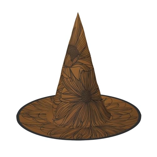 LHFIOHIRG Hexenhut für Erwachsene, faltbar, spitzer Hut, Halloween-Kostüm, Zubehör für Damen, Cosplay, Partys, Urlaubsdekoration LHFIOHIRG Hexenhut für Erwachsene, faltbar, spitzer Hut, Halloween-Kostüm, Zubehör für Damen, Cosplay, Partys, Urlaubsdekoration von LHFIOHIRG