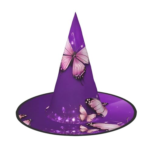 LHFIOHIRG Hexenhut für Erwachsene, faltbar, spitzer Hut, Halloween-Kostüm, Zubehör für Damen, Cosplay, Partys, Urlaubsdekoration LHFIOHIRG Hexenhut für Erwachsene, faltbar, spitzer Hut, Halloween-Kostüm, Zubehör für Damen, Cosplay, Partys, Urlaubsdekoration von LHFIOHIRG