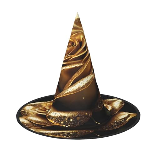 LHFIOHIRG Hexenhut für Erwachsene, faltbar, spitzer Hut, Halloween-Kostüm, Zubehör für Damen, Cosplay, Partys, Urlaubsdekoration LHFIOHIRG Hexenhut für Erwachsene, faltbar, spitzer Hut, Halloween-Kostüm, Zubehör für Damen, Cosplay, Partys, Urlaubsdekoration von LHFIOHIRG