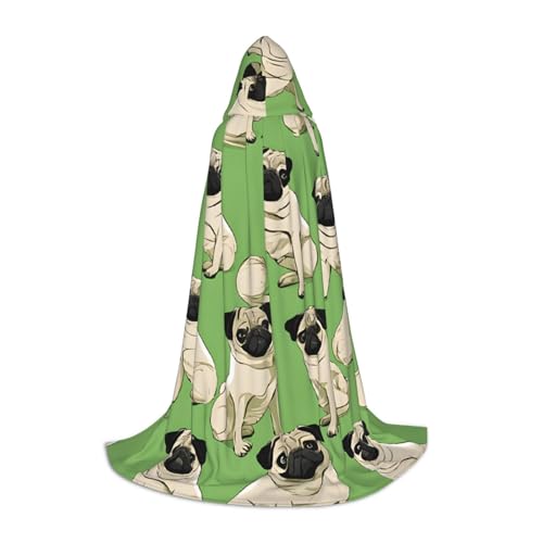 LHFIOHIRG Imagen De Pug Teenager Halloween Kapuzenumhang Langer Umhang mit übergroßer Kapuze für Cosplay Kostüm Partys LHFIOHIRG Imagen De Pug Teenager Halloween Kapuzenumhang Langer Umhang mit übergroßer Kapuze für Cosplay Kostüm Partys von LHFIOHIRG