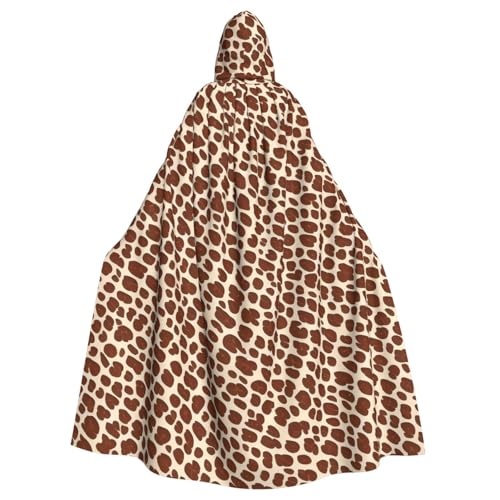 LHFIOHIRG Kapuzenumhang mit Leopardenmuster für Erwachsene, Halloween-Kostüm, Robe für Männer und Frauen, Cosplay-Party LHFIOHIRG Kapuzenumhang mit Leopardenmuster für Erwachsene, Halloween-Kostüm, Robe für Männer und Frauen, Cosplay-Party von LHFIOHIRG