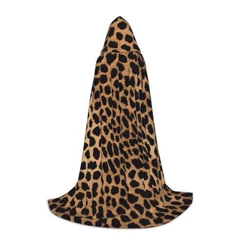 LHFIOHIRG Leopardenmuster Teenager Halloween Kapuzenumhang Langer Umhang mit übergroßer Kapuze für Cosplay Kostüm Partys LHFIOHIRG Leopardenmuster Teenager Halloween Kapuzenumhang Langer Umhang mit übergroßer Kapuze für Cosplay Kostüm Partys von LHFIOHIRG