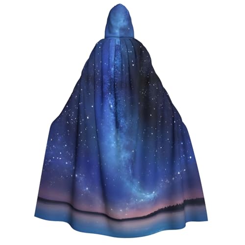 LHFIOHIRG Northern Lights) Umhang mit Kapuze in voller Länge für Erwachsene, Herren, Damen, Halloween, Cosplay, Kostüm, Robe mit Kapuze von LHFIOHIRG