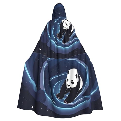 LHFIOHIRG Panda Kapuzenumhang für Erwachsene, Halloween-Kostüm, Robe für Männer und Frauen, Cosplay-Party LHFIOHIRG Panda Kapuzenumhang für Erwachsene, Halloween-Kostüm, Robe für Männer und Frauen, Cosplay-Party von LHFIOHIRG