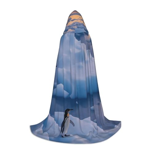 LHFIOHIRG Pinguine Sonnenuntergang Teenager Halloween Kapuzenumhang Langer Umhang mit übergroßer Kapuze für Cosplay Kostüm Partys LHFIOHIRG Pinguine Sonnenuntergang Teenager Halloween Kapuzenumhang Langer Umhang mit übergroßer Kapuze für Cosplay Kostüm Partys von LHFIOHIRG