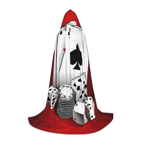 LHFIOHIRG Poker Turnier Teenager Halloween Kapuzenumhang Langer Umhang mit übergroßer Kapuze für Cosplay Kostüm Partys LHFIOHIRG Poker Turnier Teenager Halloween Kapuzenumhang Langer Umhang mit übergroßer Kapuze für Cosplay Kostüm Partys von LHFIOHIRG
