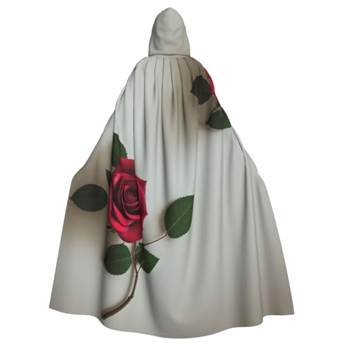 LHFIOHIRG Rosen-Umhang mit Kapuze für Erwachsene, Halloween-Kostüm, Robe für Männer und Frauen, Cosplay-Party LHFIOHIRG Rosen-Umhang mit Kapuze für Erwachsene, Halloween-Kostüm, Robe für Männer und Frauen, Cosplay-Party von LHFIOHIRG