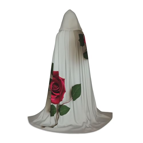 LHFIOHIRG Roses Teenager Halloween Kapuzenumhang Langer Umhang mit übergroßer Kapuze für Cosplay Kostüm Partys LHFIOHIRG Roses Teenager Halloween Kapuzenumhang Langer Umhang mit übergroßer Kapuze für Cosplay Kostüm Partys von LHFIOHIRG