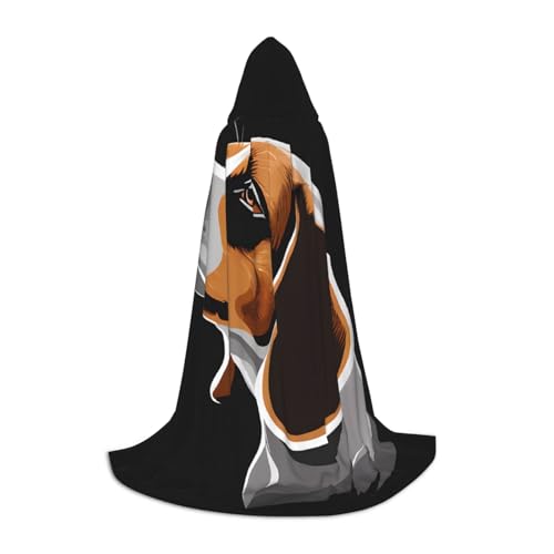 LHFIOHIRG Süßer Hunde-Umhang mit Kapuze für Teenager, Halloween, langer Umhang mit übergroßer Kapuze für Cosplay-Kostümpartys LHFIOHIRG Süßer Hunde-Umhang mit Kapuze für Teenager, Halloween, langer Umhang mit übergroßer Kapuze für Cosplay-Kostümpartys von LHFIOHIRG