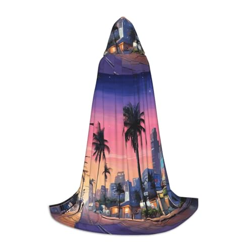 LHFIOHIRG The Old Hollywood Teenagers Halloween Hooded Cape Long Cloak with Oversized Hood for Cosplay Costume Parties LHFIOHIRG The Old Hollywood Teenagers Halloween Hooded Cape Long Cloak with Oversized Hood for Cosplay Costume Parties von LHFIOHIRG