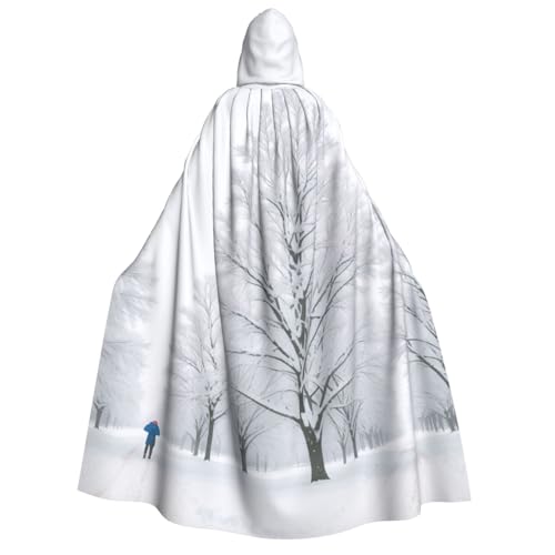 LHFIOHIRG Umhang mit Kapuze für Erwachsene, Herren, Damen, Halloween, Cosplay, Kostüm, Robe mit Kapuze von LHFIOHIRG