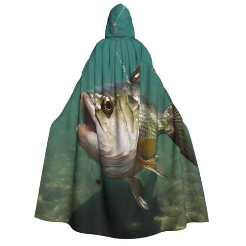 LHFIOHIRG Umhang mit Kapuze für Erwachsene, Herren, Damen, Halloween, Cosplay, Kostüm, Robe mit Kapuze von LHFIOHIRG