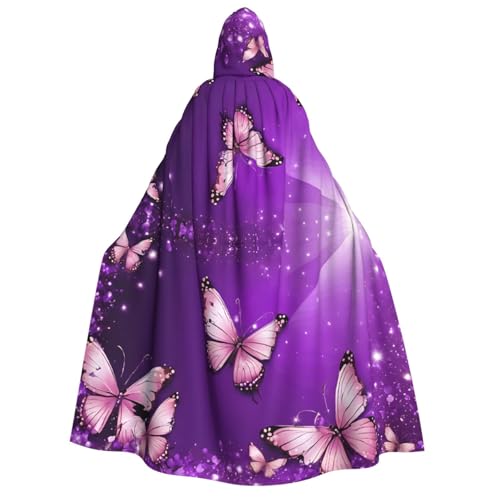 LHFIOHIRG Umhang mit Kapuze in voller Länge für Erwachsene, Herren, Damen, Halloween, Cosplay, Kostüm, Robe mit Kapuze, Violett LHFIOHIRG Umhang mit Kapuze in voller Länge für Erwachsene, Herren, Damen, Halloween, Cosplay, Kostüm, Robe mit Kapuze, Violett von LHFIOHIRG