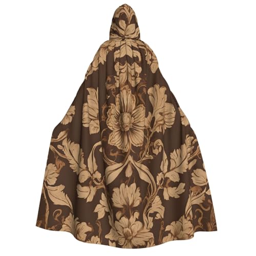 LHFIOHIRG Umhang mit Kapuze in voller Länge für Erwachsene, Herren, Damen, Halloween, Cosplay, Kostüm, Robe mit Kapuze von LHFIOHIRG