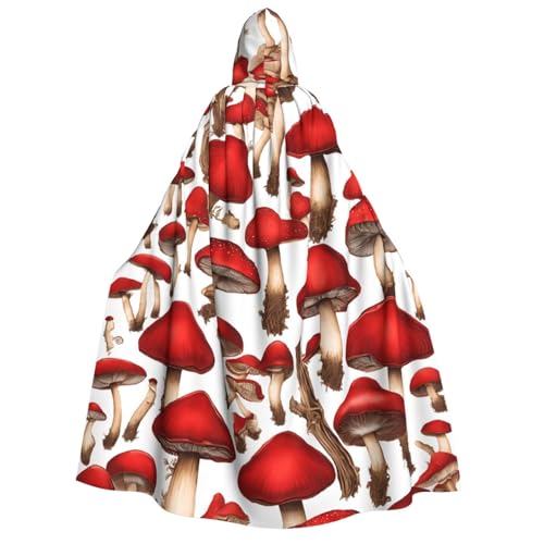 LHFIOHIRG Umhang mit Kapuze in voller Länge für Erwachsene, Herren, Damen, Halloween, Cosplay, Kostüm, Robe mit Kapuze von LHFIOHIRG