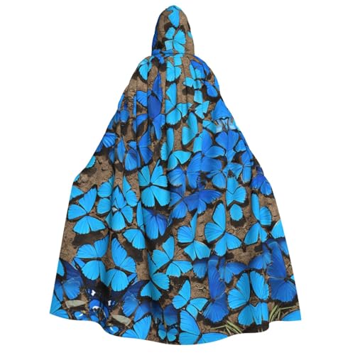LHFIOHIRG Umhang mit Kapuze in voller Länge für Erwachsene, Herren, Damen, Halloween, Cosplay, Kostüm, Robe mit Kapuze von LHFIOHIRG
