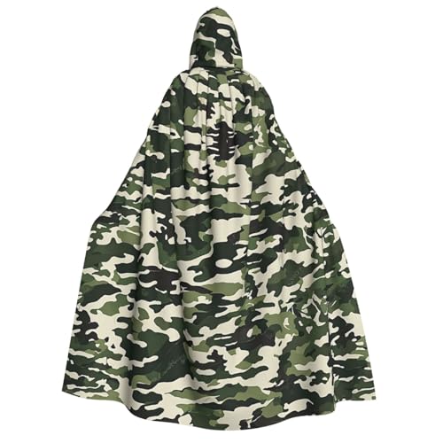 LHFIOHIRG Umhang mit Kapuze in voller Länge für Erwachsene, Herren, Damen, Halloween, Cosplay, Kostüm, Robe mit Kapuze von LHFIOHIRG