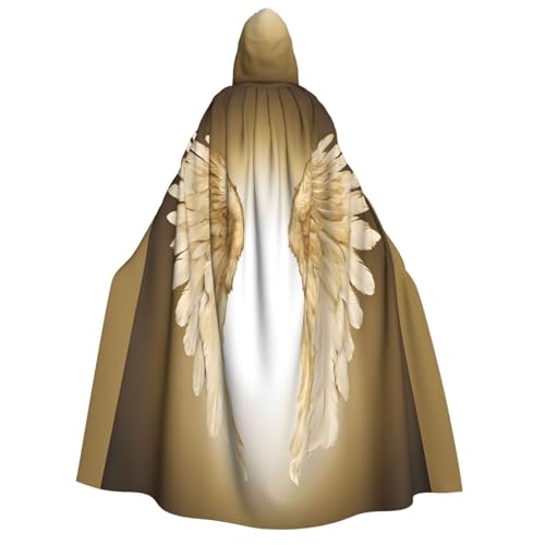 LHFIOHIRG Umhang mit Kapuze in voller Länge für Erwachsene, Herren, Damen, Halloween, Cosplay, Kostüm, Robe mit Kapuze von LHFIOHIRG
