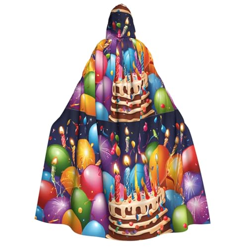 LHFIOHIRG Umhang mit Kapuze in voller Länge für Erwachsene, Herren, Damen, Halloween, Cosplay, Kostüm, Robe mit Kapuze von LHFIOHIRG