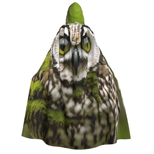 LHFIOHIRG Umhang mit Kapuze in voller Länge für Erwachsene, Herren, Damen, Halloween, Cosplay, Kostüm, Robe mit Kapuze von LHFIOHIRG