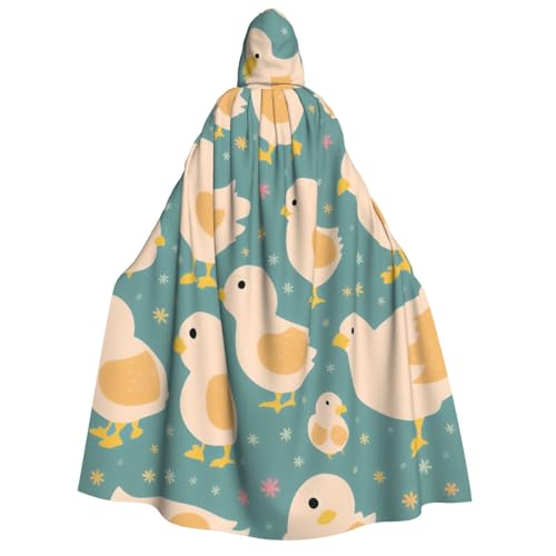 LHFIOHIRG Umhang mit Kapuze in voller Länge für Erwachsene, Herren, Damen, Halloween, Cosplay, Kostüm, Robe mit Kapuze von LHFIOHIRG