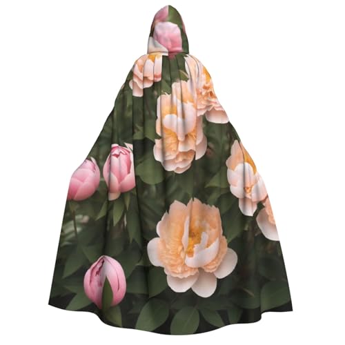 LHFIOHIRG Umhang mit Kapuze in voller Länge für Erwachsene, Herren, Damen, Halloween, Cosplay, Kostüm, Robe mit Kapuze von LHFIOHIRG