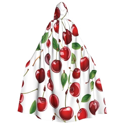 LHFIOHIRG Umhang mit Kapuze in voller Länge für Erwachsene, Herren, Damen, Halloween, Cosplay, Kostüm, Robe mit Kapuze von LHFIOHIRG