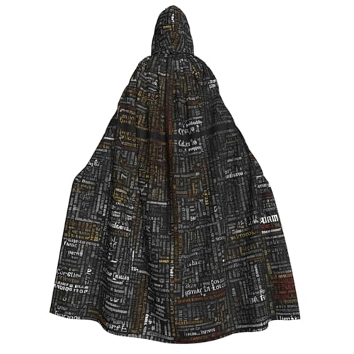 LHFIOHIRG Umhang mit Kapuze in voller Länge für Erwachsene, Herren, Damen, Halloween, Cosplay, Kostüm, Robe mit Kapuze LHFIOHIRG Umhang mit Kapuze in voller Länge für Erwachsene, Herren, Damen, Halloween, Cosplay, Kostüm, Robe mit Kapuze von LHFIOHIRG