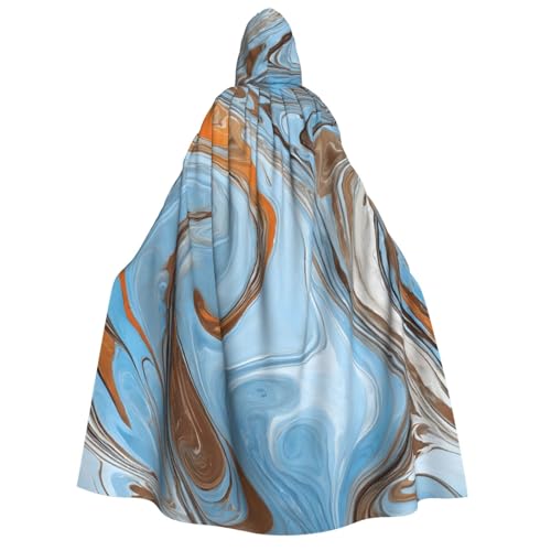 LHFIOHIRG Umhang mit Kapuze in voller Länge für Erwachsene, Herren, Damen, Halloween, Cosplay, Kostüm, Robe mit Kapuze von LHFIOHIRG