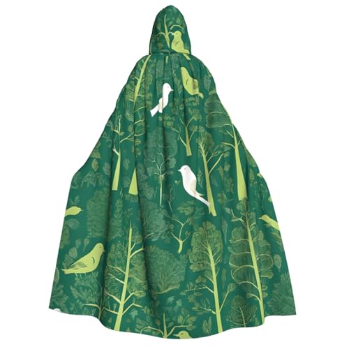 LHFIOHIRG Umhang mit Kapuze in voller Länge für Erwachsene, Herren, Damen, Halloween, Cosplay, Kostüm, Robe mit Kapuze von LHFIOHIRG