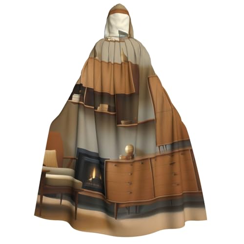 LHFIOHIRG Umhang mit Kapuze in voller Länge für Erwachsene, Herren, Damen, Halloween, Cosplay, Kostüm, Robe mit Kapuze LHFIOHIRG Umhang mit Kapuze in voller Länge für Erwachsene, Herren, Damen, Halloween, Cosplay, Kostüm, Robe mit Kapuze von LHFIOHIRG