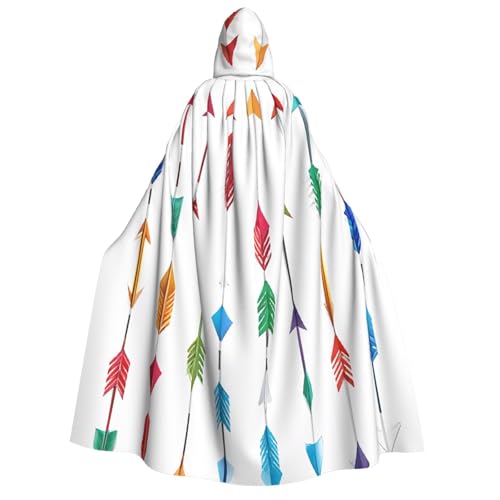 LHFIOHIRG Umhang mit Kapuze in voller Länge mit Kapuze für Erwachsene, Herren, Damen, Halloween, Cosplay, Kostüm, Robe mit Kapuze von LHFIOHIRG